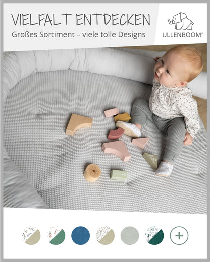 ULLENBOOM Einschlagdecke Babyschale & Kindersitz – Grau