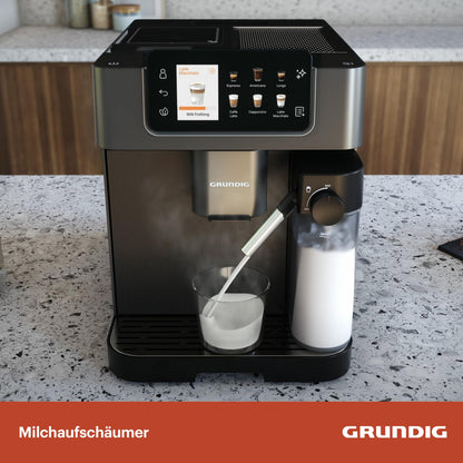 Grundig KVA 8230 Kaffeevollautomat - Schwarz/Dunkelsilber