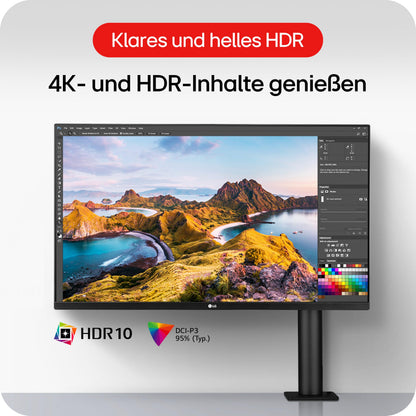 LG 32UN880K Monitor - 32 Zoll 4K Ultra HD Ergo IPS