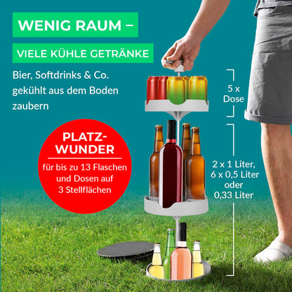 EASYmaxx Flaschenkühler Outdoor für 13 Flaschen, Erdloch-Kühler