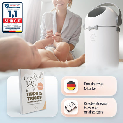 Levias Windeleimer geruchsdicht, 10 L, ohne Nachfüllkassetten