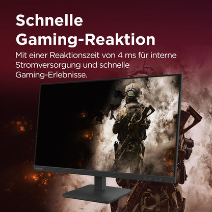 Lenovo L27-41 27 Zoll Full HD Monitor, 100 Hz, IPS, Raven Schwarz