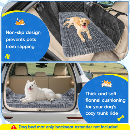 Loiion Hundematte Auto Rückbank, antirutsch, 127 x 62,5 cm, dunkelgrau