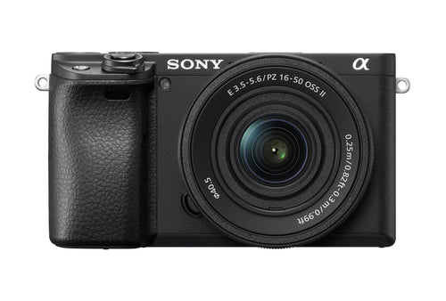 Sony Alpha 6400 mit 16-50mm Objektiv, spiegellose APS-C Systemkamera – kompakte Kamera mit klappbarem Touchscreen