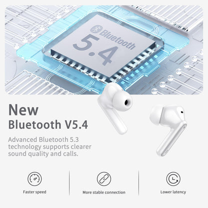 xinwld A97 Pro In-Ear Bluetooth Kopfhörer mit ENC-Mikrofonen, Silber