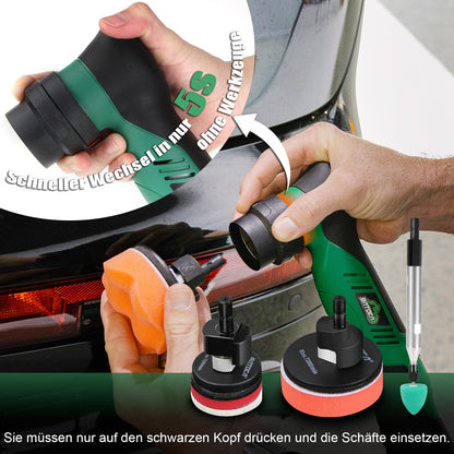 BATOCA S5 Mini Akku Poliermaschine, Rotations- und Exzenterpolierer