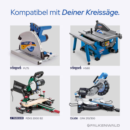 FALKENWALD Kreissägeblatt 210x30 mm Multi für Holz, Metall & Alu