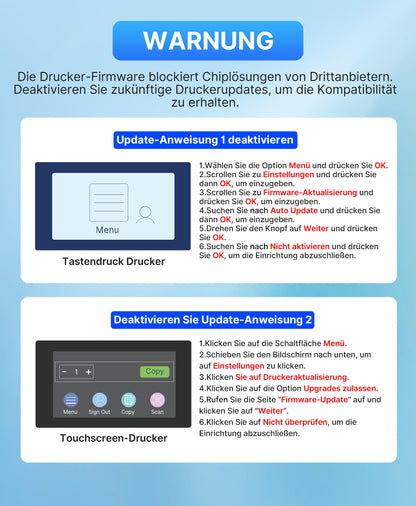 SODFACE 219X Toner 4er-Pack kompatibel für HP MFP 3302FDWG