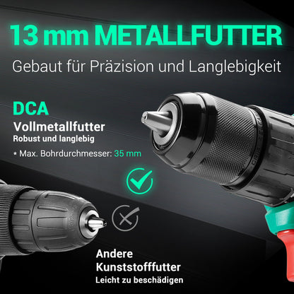 DCA Akku-Schlagbohrschrauber ADJZ2055i, 20V, 55 Nm, 13 mm Bohrfutter