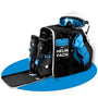 STYNGARD Skischuhtasche Zermatt mit Helmfach, 40 L, Schwarz-Weiss, stabiler Trageriemen