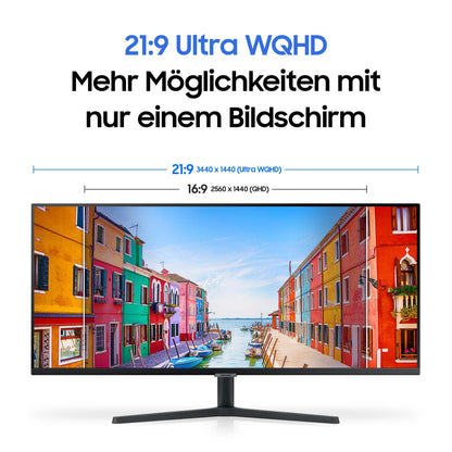 Samsung ViewFinity S50C S34C500GAU Monitor - 34 Zoll Schwarz