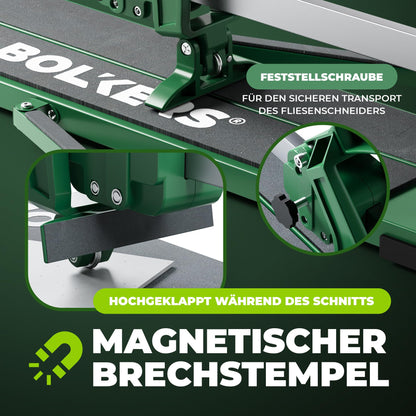BOLKERS ProCut S 600 Fliesenschneider, 600 mm Schnittlänge