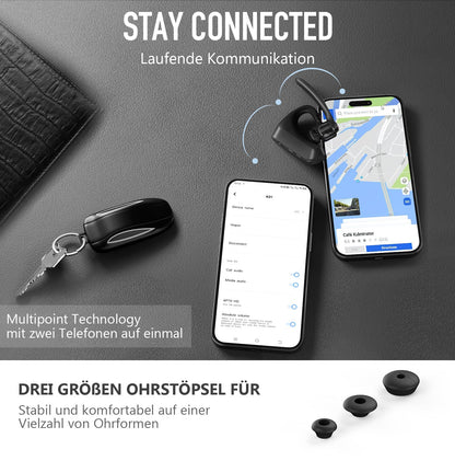 Conambo K21 Bluetooth Headset mit Mikrofon und Geräuschunterdrückung