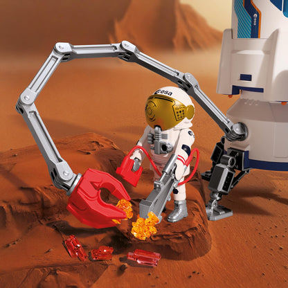 PLAYMOBIL Space ESA Mars-Forschungsrakete 72011 mit Startrampe