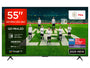 TCL 55Q6C Fernseher - 55 Zoll QLED Mini LED 4K Smart TV. Schwarzes 4K QLED-Display für Filme und Streaming.
