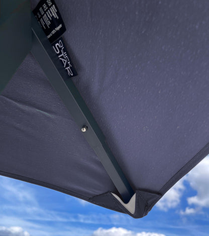 QUICK STAR Ersatzdach für Pavillon 3x3 m Grau RAL 7012 250 g/m²