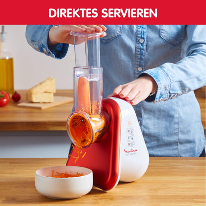 Moulinex Fresh Express Plus DJ756G Elektrischer Gemüsehobel
