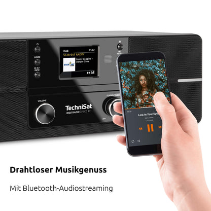 TechniSat DIGITRADIO 371 CD BT Kompaktanlage - Schwarz/Silber