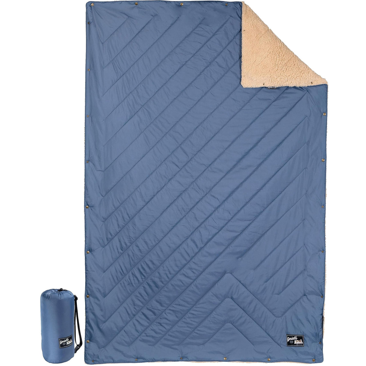 BERGTIGER GMIATLI 3in1 Outdoor Decke, rechteckige Textildecke. Bietet als 3in1-Funktionsdecke Wärme & Schutz beim Outdoor-Einsatz, z.B. Camping.