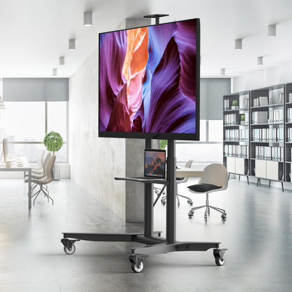 ONKRON TS1871-B Rollbarer TV Ständer 55-90 Zoll - Schwarz