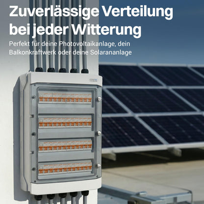 Intratec Verteilerkasten Aufputz IP65, 4-reihig für 48 Module