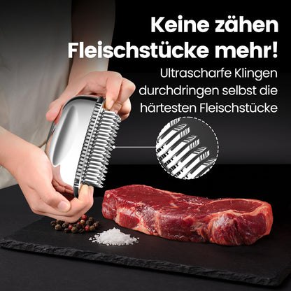 Gourmet Easy Fleischzartmacher MD1 aus Edelstahl, spülmaschinenfest