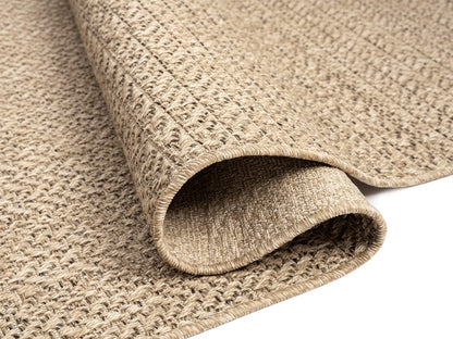 the carpet Kansas Outdoor Teppich Jute-Look Nature 160 x 230 cm