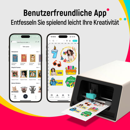 Liene PixCut S1 Fotodrucker, Stickerdrucker und Schneidemaschine