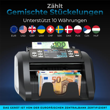 Jubula MV-300 Geldzählmaschine für gemischte Banknoten
