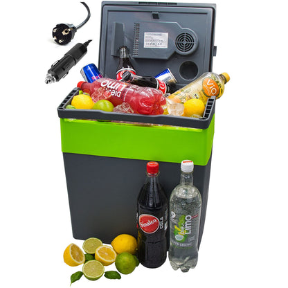 Steinborg Kühlbox elektrisch 30 Liter mit Warmhaltefunktion 12V/230V