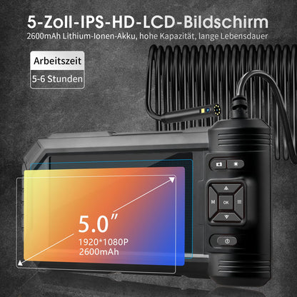 DPduct Endoskopkamera HD808B-10M Dual Lens mit Licht, 10 m, schwarz