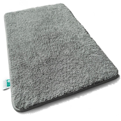 casa pura Badematte Sky Soft, Badvorleger 80x150 cm, grau, rutschfest