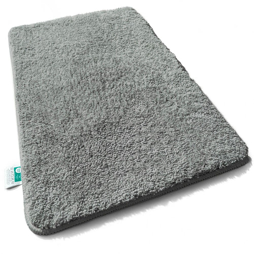casa pura Badematte Sky Soft, Badvorleger 80x150 cm, grau, rutschfest