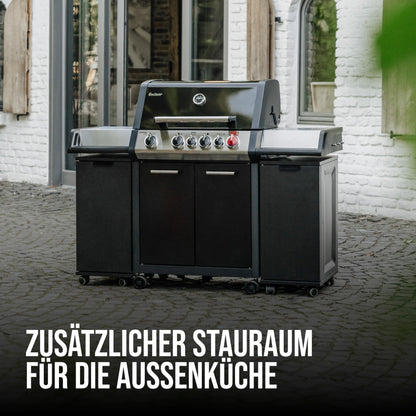 Enders Modularer Trolley für Gasgrill Monroe Pro & Colorado, schwarz
