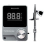Gaahleri Turbox mini Airbrush-Kit mit GHAD-39 Dual-Action 0,35 mm, Kompressor mit Digitalanzeige