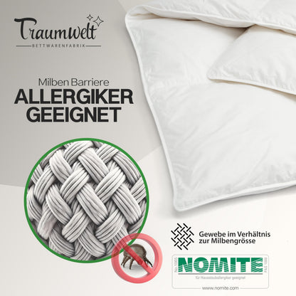 Traumwelt Natur Daunendecke 90/10 Ganzjahr 135x200 cm