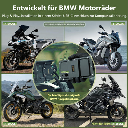 Carpuride W602BS Pro CarPlay Display für BMW Motorrad, 6,25 Zoll