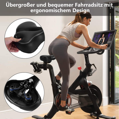 DAWAY C30i Fahrradsattel – Extra breiter Sattel mit Memory-Schaum