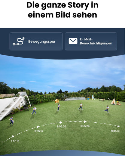 Reolink Duo 3 WiFi 16MP Überwachungskamera Aussen, 180° Panorama