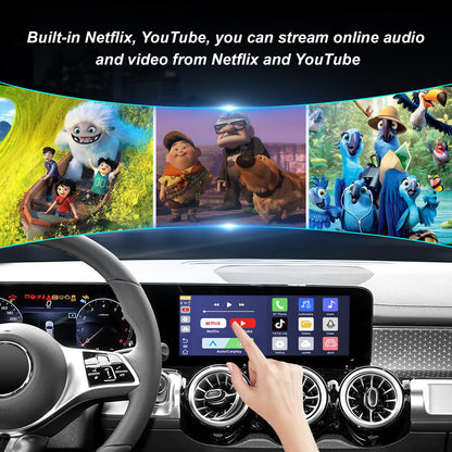 CarPlayBox Drahtlos Adapter - Netflix/YouTube/TF-Karte