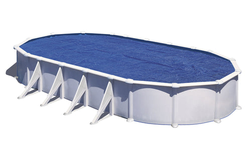 Gre CIPROV611 Winterabdeckung – Pool 610x375 / 500x340 cm schwarz. Schwarze rechteckige/ovale Abdeckung schützt Schwimmbecken vor Schmutz & Frost.