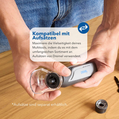 Dremel 8150 Akku-Multitool-Set, bürstenlos, 7,2 V, 20 Zubehöre