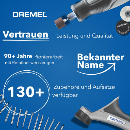 Dremel 8150 Akku-Multitool-Set, bürstenlos, 7,2 V, 20 Zubehöre