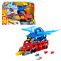 Hot Wheels City Drachentransporter 2-in-1 Spielzeugauto-Trackset JKJ79 mit grossem Drachen und 2 Die-Cast-Autos