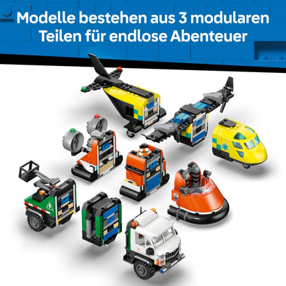 LEGO City Kombinationsset 60505 mit Flugzeug und Luftkissenboot