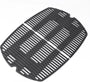 GFTIME 7646 Grillrost aus Gusseisen für Weber Q300/Q3000, 2 Stück, schwarze rechteckige Gussroste
