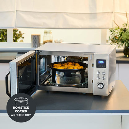 SEVERIN Crispy Wave 4-in-1 Mikrowelle – 25L Silber MW 7982