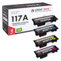 Logic-Seek 117A Toner 4er Pack kompatibel für HP Color Laser Serie, Kartuschen in Schwarz, Cyan, Gelb und Magenta