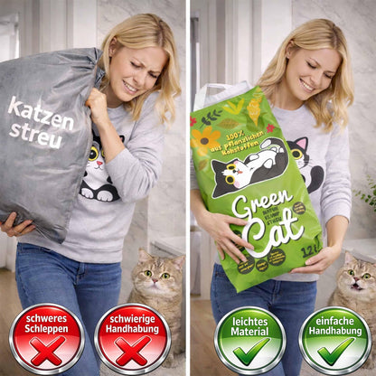 GreenCat Naturklumpstreu Katzenstreu 8 x 12 L (96 L)