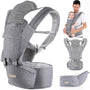 Kisdream Babytrage 9-in-1, ergonomisch, für Babys 3–36 Monate, Baumwolle, mit Kapuze